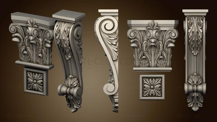 3D model Set of carved models (STL)