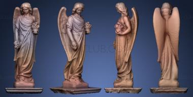 3D модель Ангел на Восточном кладбище Остфридхоф Мюнхен (STL)