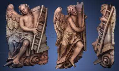 3D модель Скульптура Ангела в стиле барокко (STL)