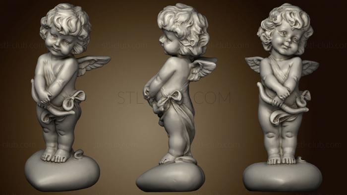 3d модели ангелы Стоящий херувим