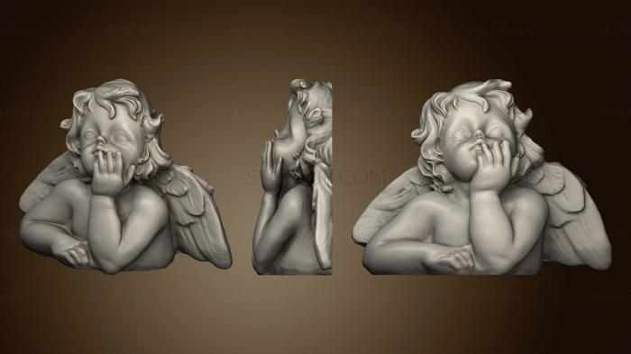 3d модели ангелы Ангелочек мечтатель