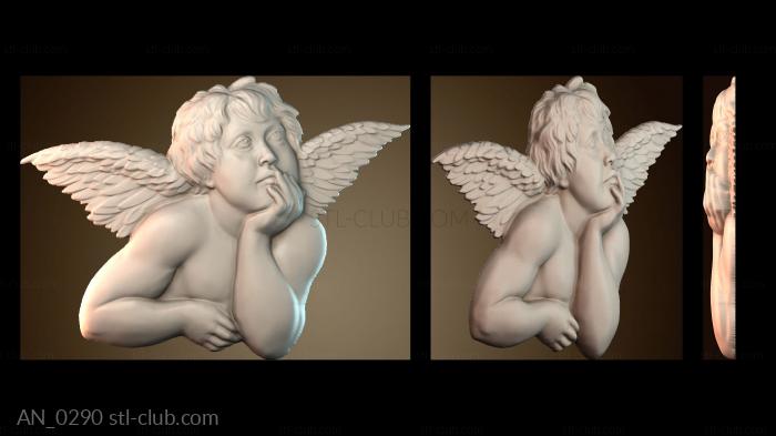 3d модели ангелы AN_0290