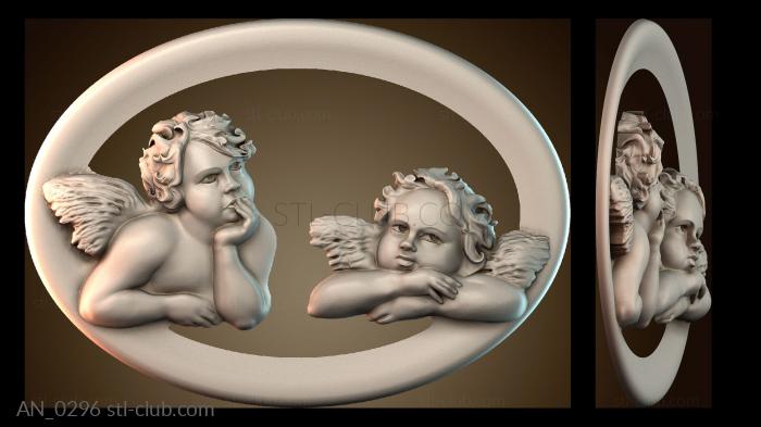 3d модели ангелы AN_0296