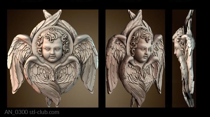 3d модели ангелы AN_0300