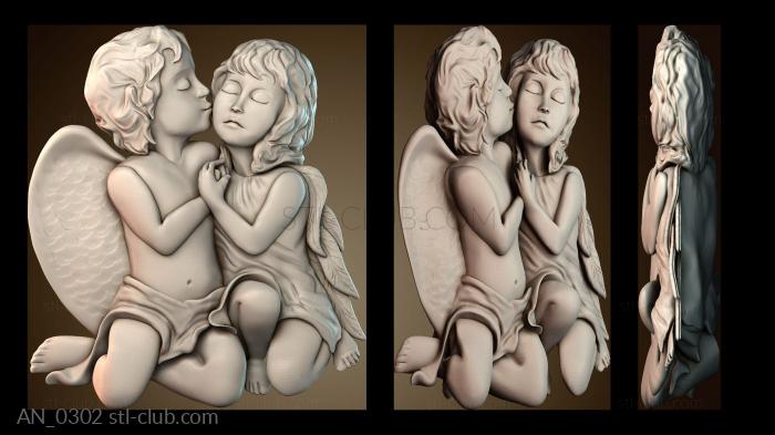 3d модели ангелы AN_0302