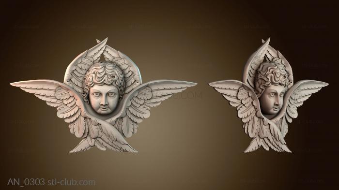 3d модели ангелы AN_0303