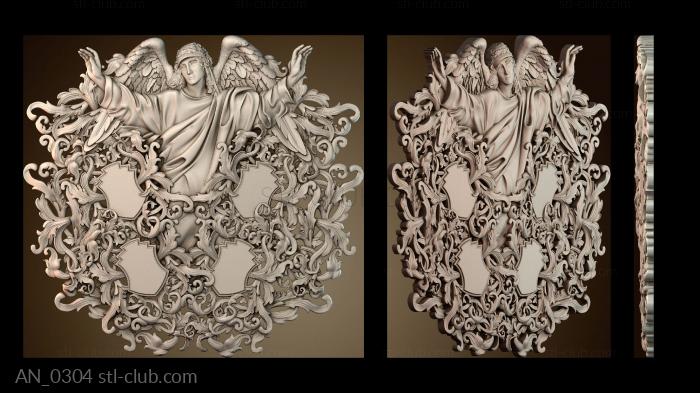3d модели ангелы AN_0304