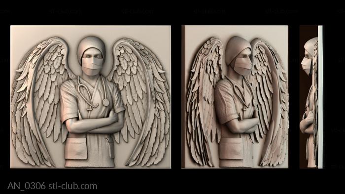 3d модели ангелы AN_0306