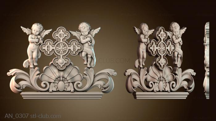 3d модели ангелы AN_0307