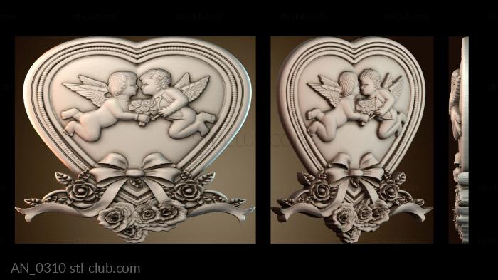 3d модели ангелы AN_0310