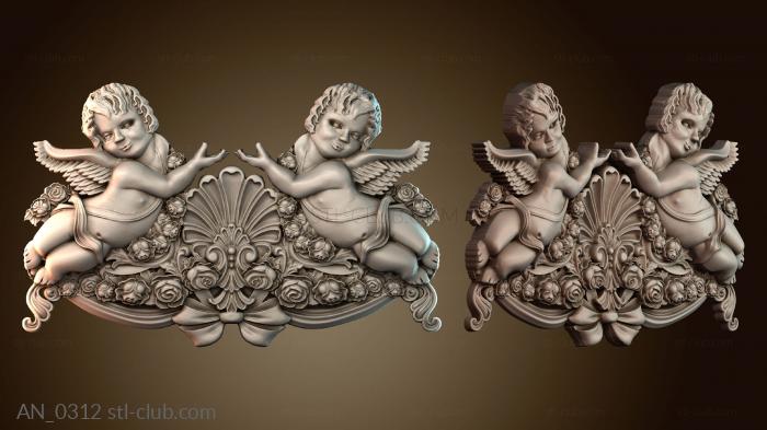 3d модели ангелы AN_0312