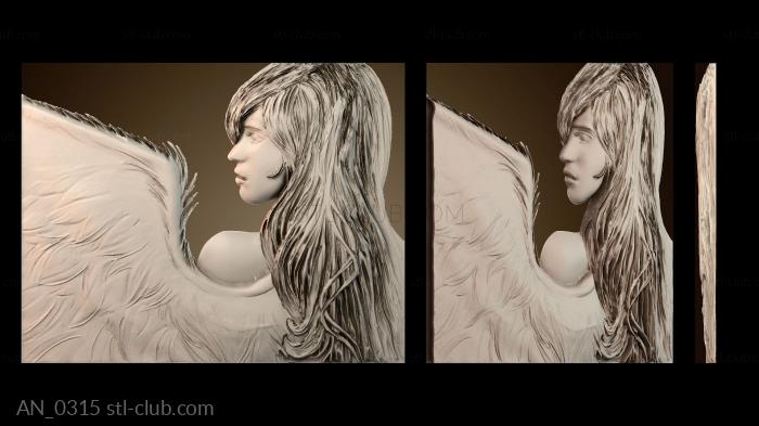 3d модели ангелы AN_0315