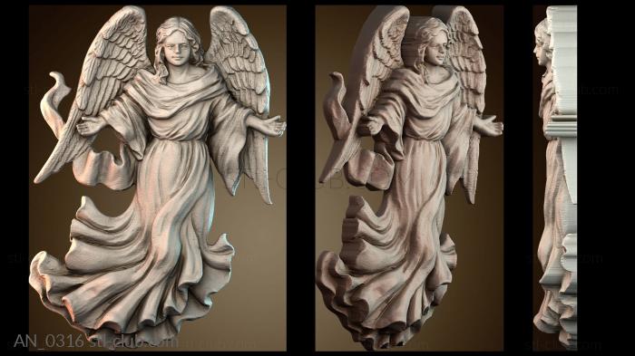 3d модели ангелы AN_0316