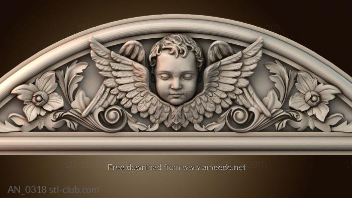 3d модели ангелы AN_0318