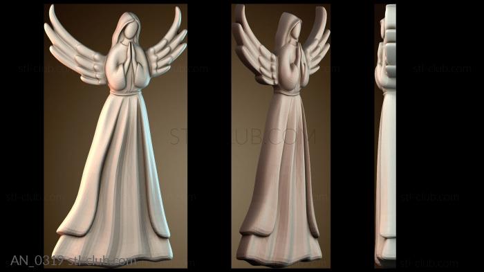3d модели ангелы AN_0319