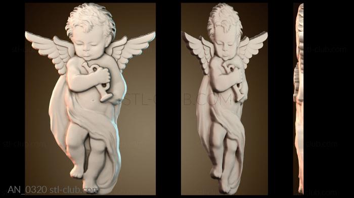 3d модели ангелы AN_0320