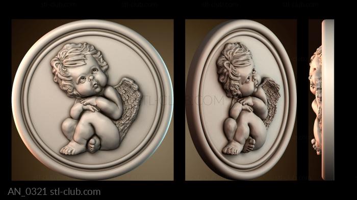 3d модели ангелы AN_0321