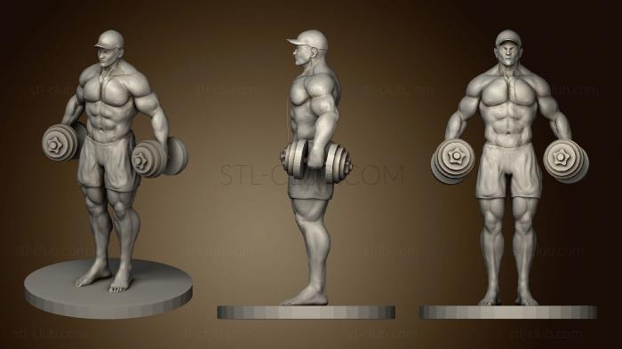 3D модель Бодибилдер (STL)