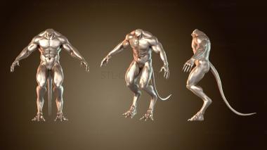 3D модель Существо с когтями (STL)