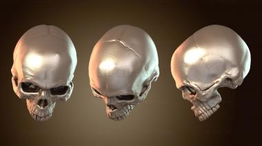 3D модель Череп атаки куба гоблина (STL)