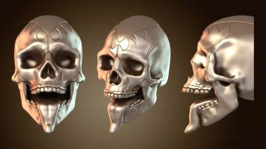 3D модель Ген висячих черепов KISS (STL)