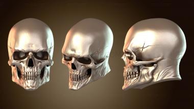 3D модель Скульптура черепа (STL)