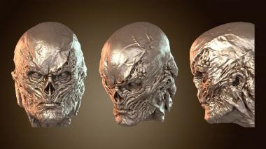 3D модель Настенный бюст Vecna для строительной пластины (STL)