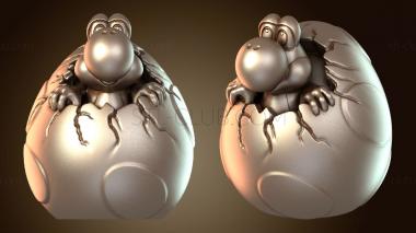 3D модель Пасхальное яйцо Йоши (STL)