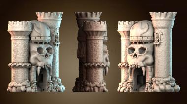 3D модель Дом замок Серого Черепа (STL)