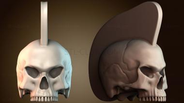 3D модель Голова панковского черепа (STL)