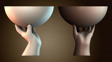 3D модель Ручное растение (STL)