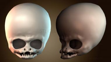 3D модель Череп пришельца (STL)