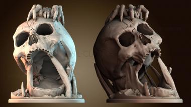 3D модель Поцелуй пустыни череп (STL)