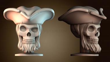 3D модель Пиратский череп (STL)
