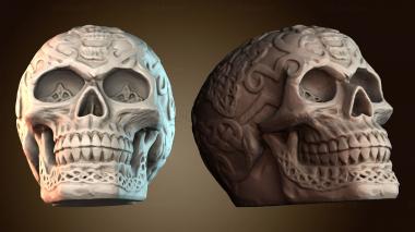 3D модель Крутой череп (STL)