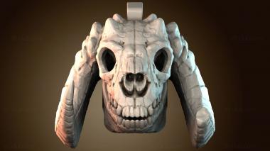 3D модель Амулет череп (STL)