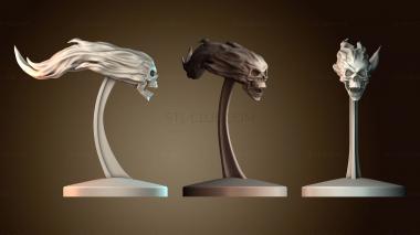3D модель Пламенный череп (STL)
