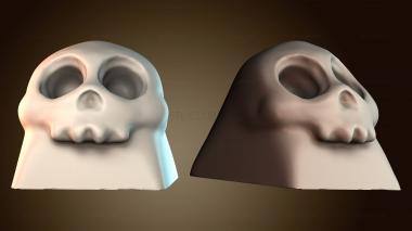 3D модель Брелок с черепом (STL)