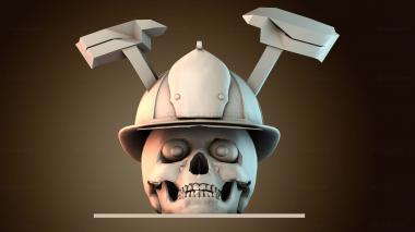 3D модель Череп пожарного (STL)