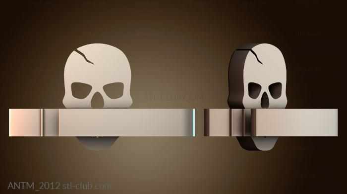 Анатомия скелеты и черепа Зажим для галстука в форме черепа