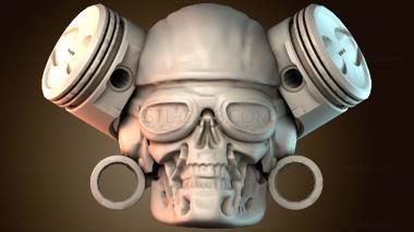 3D модель Терминатор МотоЧереп (STL)