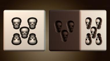 3D модель Черепные кости (STL)