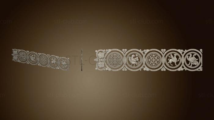 3D model Stripe Byzantine ornament (STL)