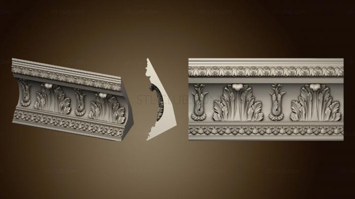 3D model Carved baguette KRN 0086 9 (STL)