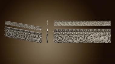 3D model Carved band with ornament (STL)