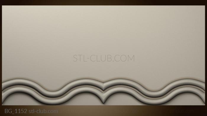 3D model Cornice with molding (STL)