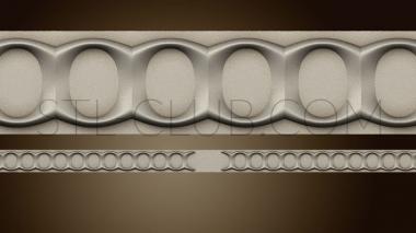 3D model Mouldings for the chest of drawers (STL)