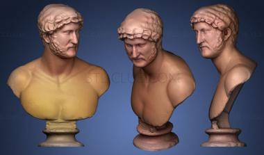 3D model Hadrian round plinth (STL)