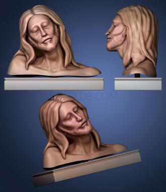 3D model Jesus Statue Headshot (STL)