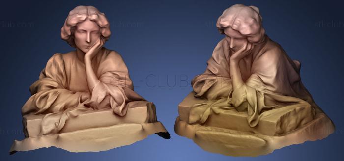 3D model Pensativa o Desencant (STL)